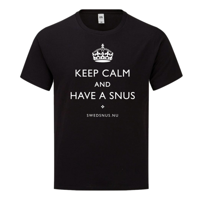 T-Shirt - Keep Calm. Storlek L