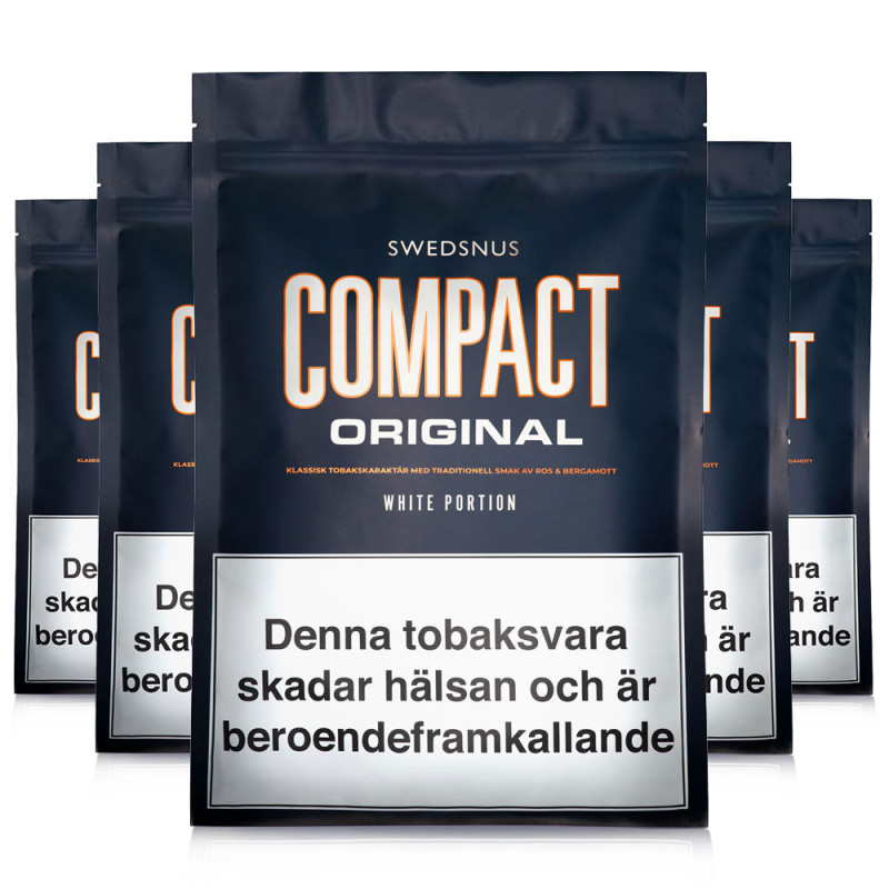 5-Pack Original Compact 400 White Portion