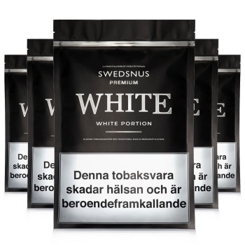 5-Pack White Premium 300 White Portion