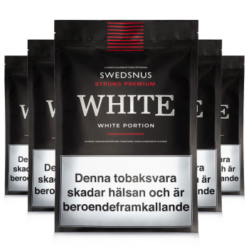5-Pack White Strong Premium 300 White Portion