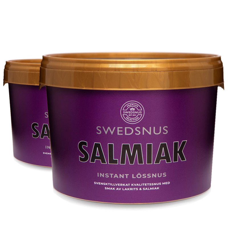 2-Pack Salmiak 40 Dosor Lössnus Instant