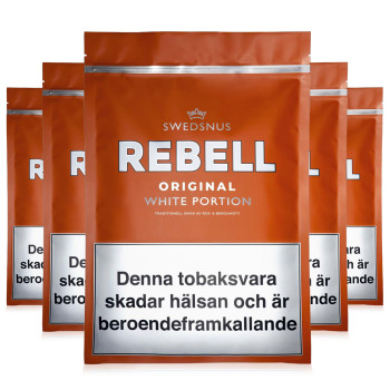 5-Pack Rebell Original 400 White Portion