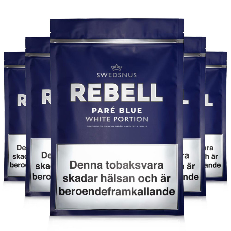 5-Pack Rebell Paré Blue 400 White Portion