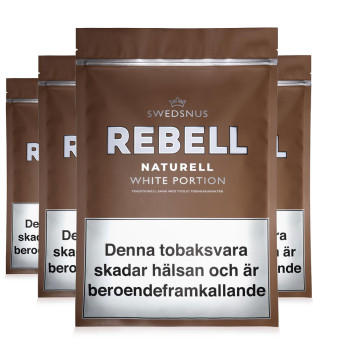 4-Pack Naturell Rebell 400 White Portion