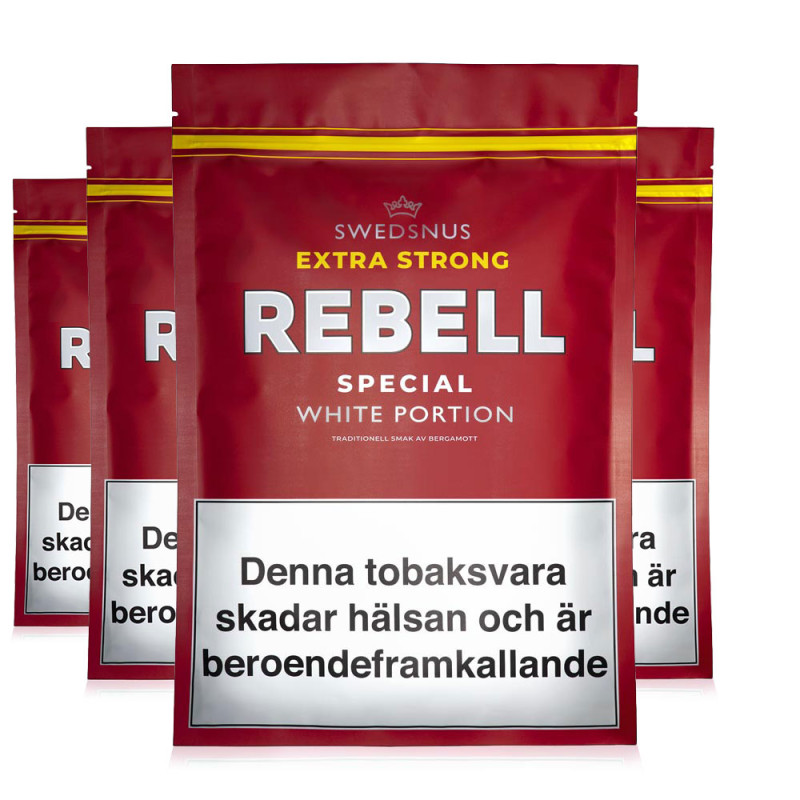 4-Pack Rebell Extra Strong Special 400 White Portion